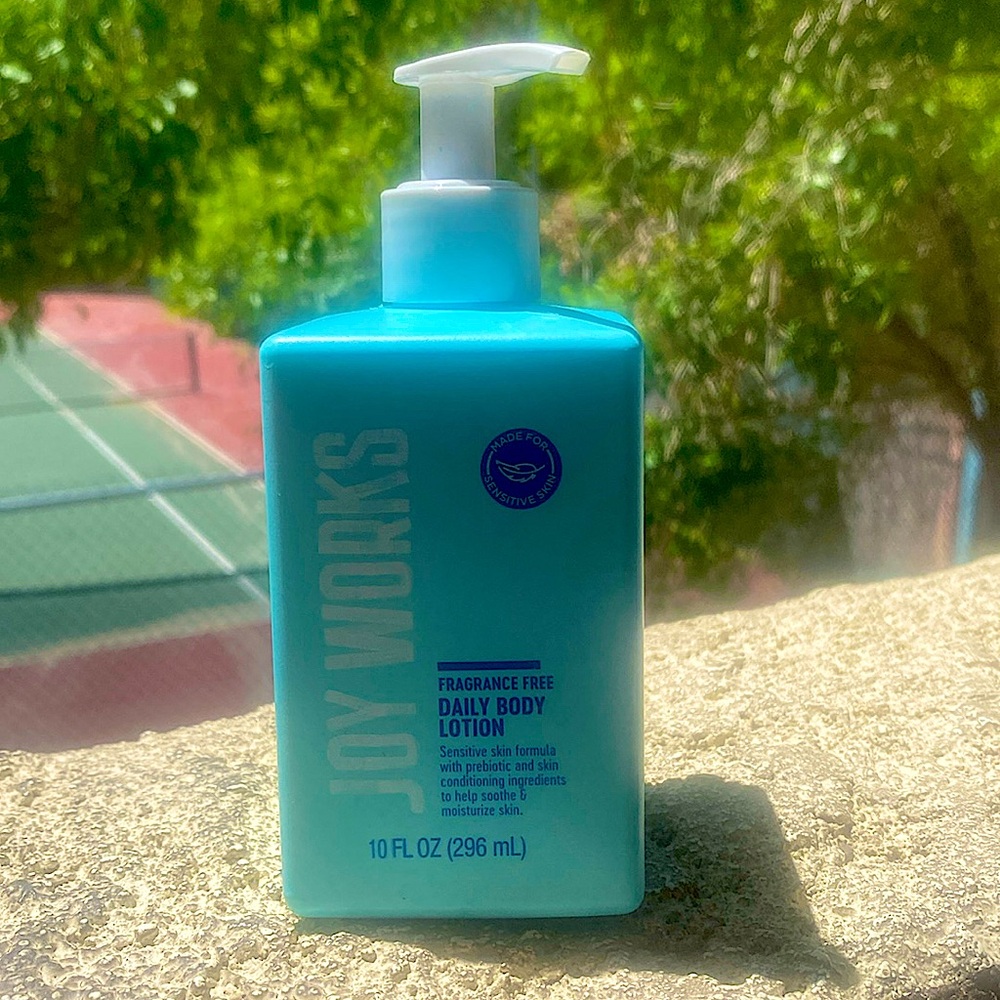 Body lotion by Joy Works.